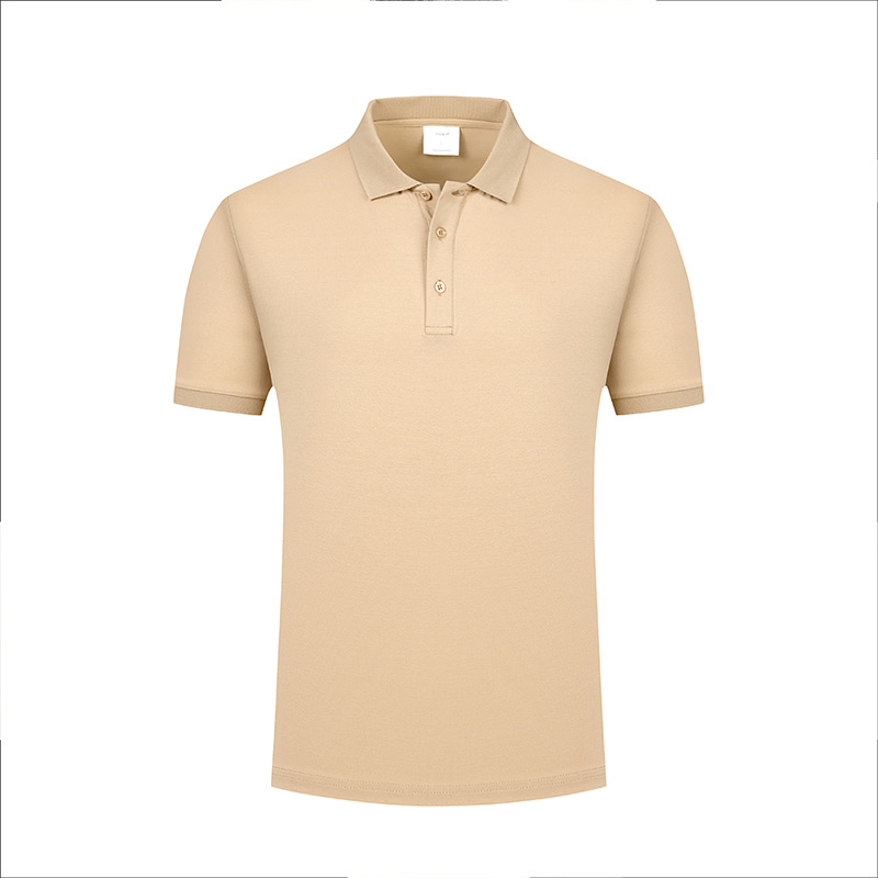 200g mercerized cotton spandex short-sleeved lapel polo shirt L18-8088