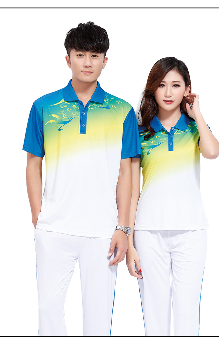 150g double-sided plain short-sleeved lapel POLO shirt men GB13-6057