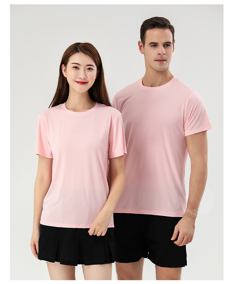 Quick-drying sports casual round neck short-sleeved T-shirt universal GJ29-8002