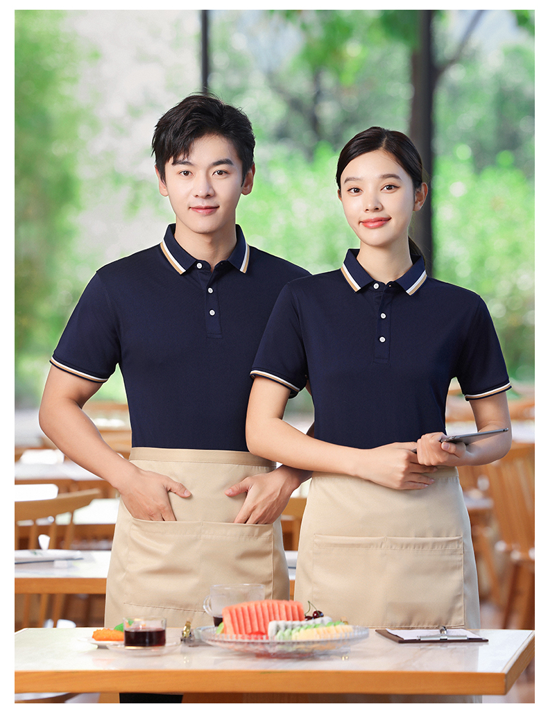 Spring and summer ice silk anti-cotton lapel POLO shirt H17-192