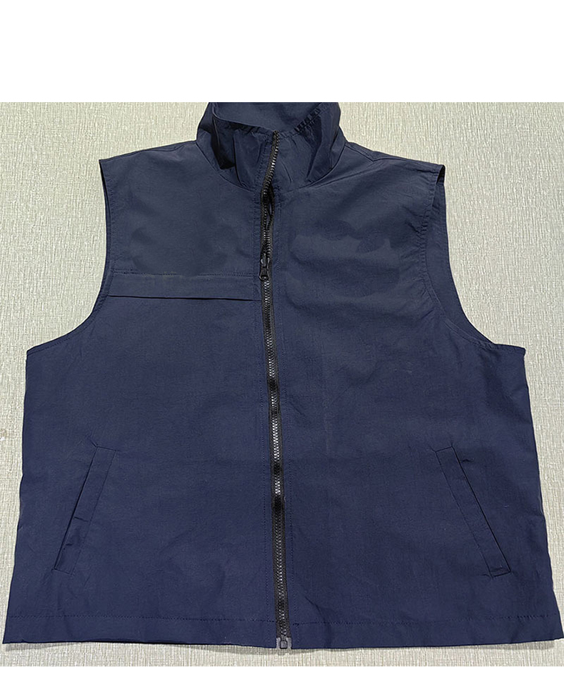 Flood prevention emergency rescue safety inspection solid color vest P05-166