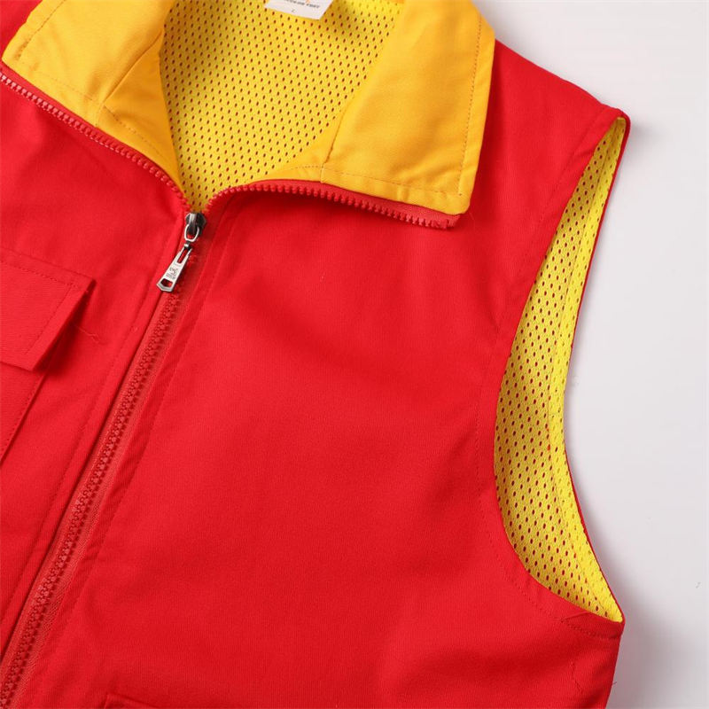 Solid color cotton power vest GJ68-5005