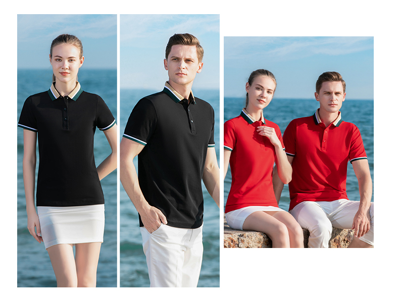 220g outdoor casual lapel short-sleeved POLO shirt universal GJ22-558