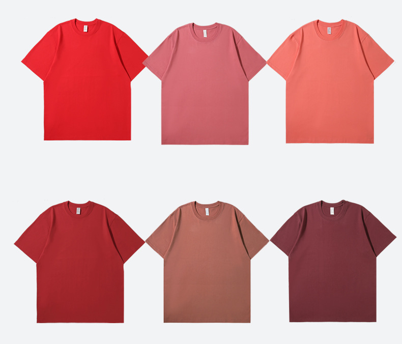 250g heavyweight cotton loose round neck short-sleeved T-shirt BC4-254520