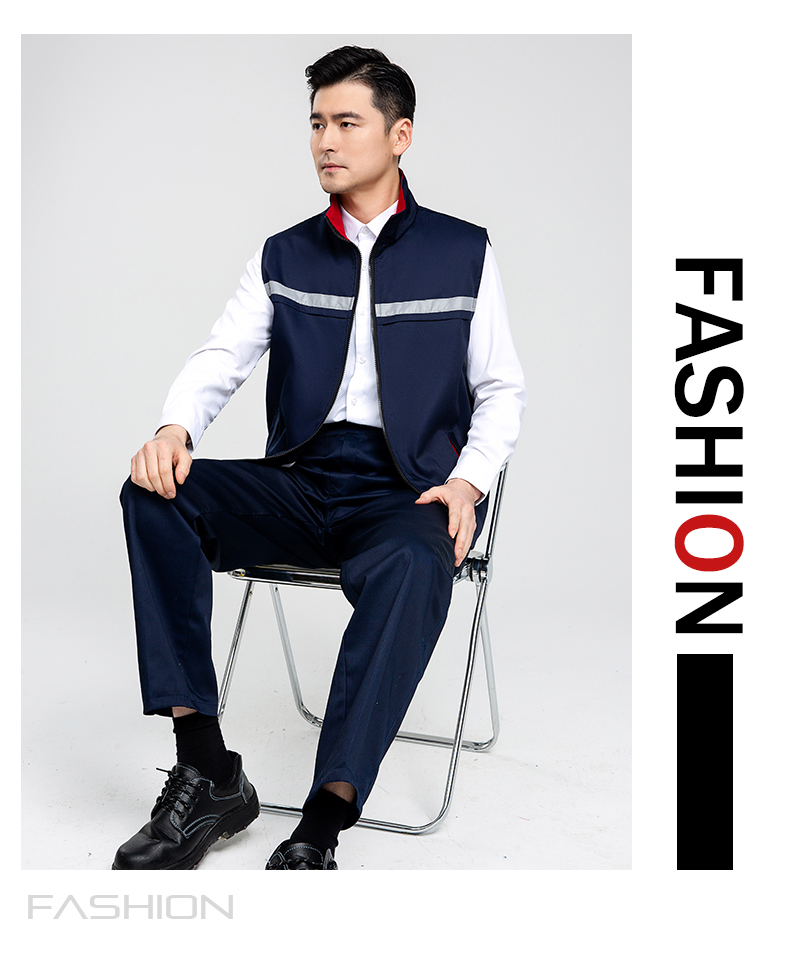 Soft and comfortable polyester-cotton thin vest H22-8902