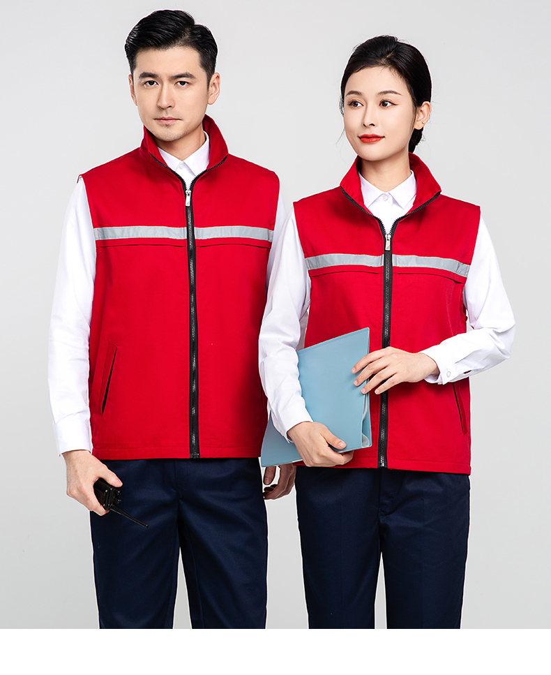 Soft and comfortable polyester-cotton thin vest H22-8902