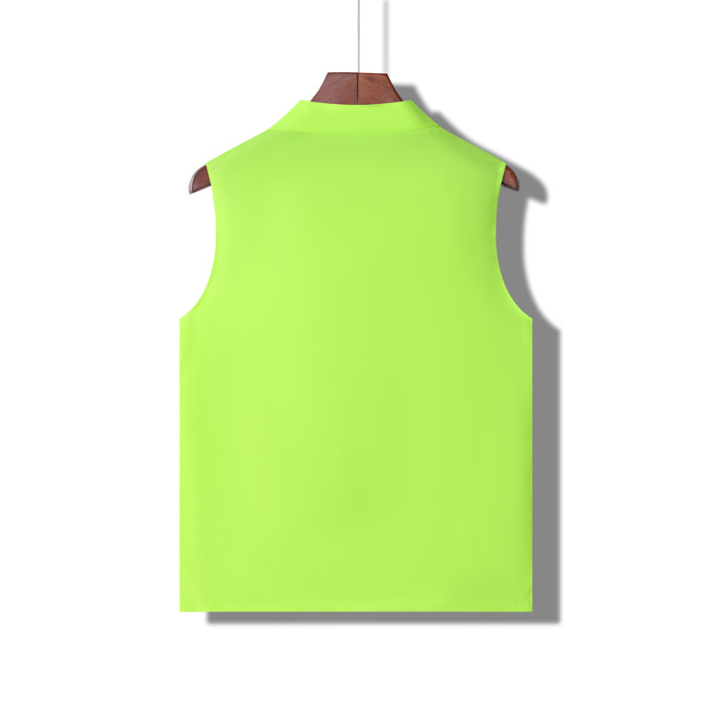 Adult solid color single layer mesh vest GJ68-002