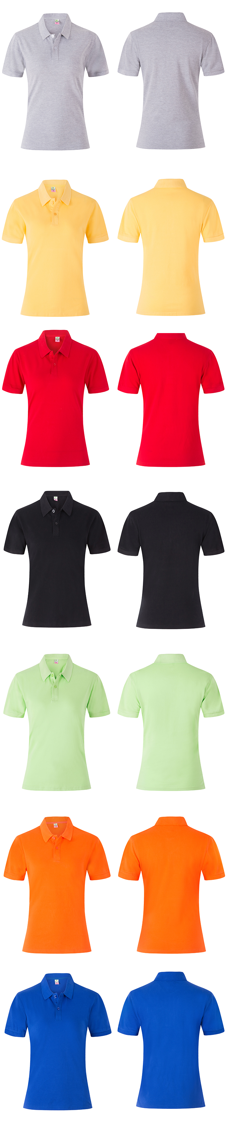 220g cotton classic business lapel short-sleeved POLO shirt men GT3-127 men