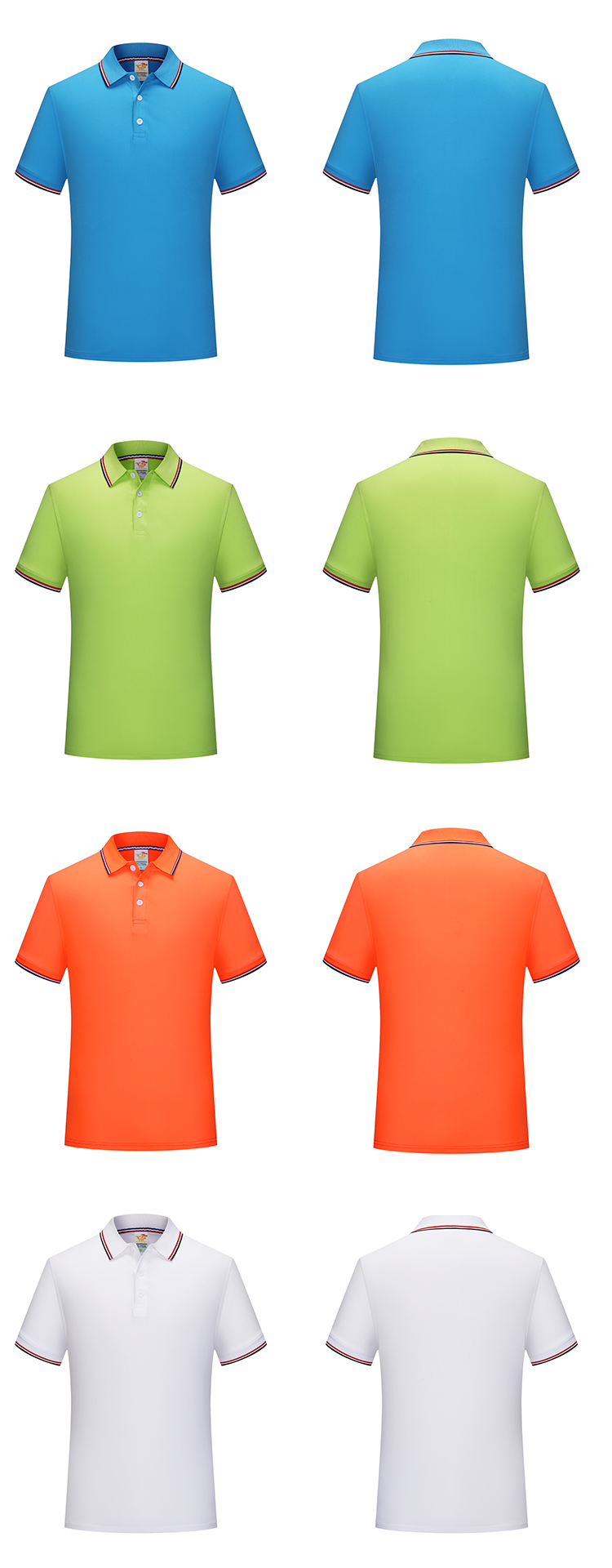 200g modal plain weave three-color lapel short-sleeved POLO shirt for men and women GT3-673