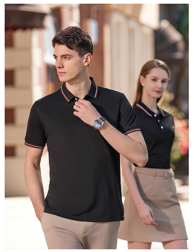 Lapel short-sleeved lapel POLO shirt H17-2301