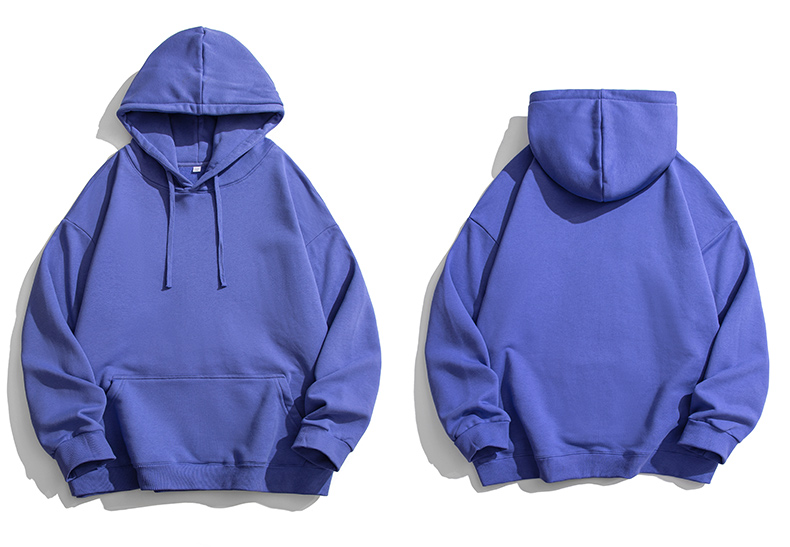 350g drop shoulder hooded loose fit pullover sweatshirt KD2-JR820