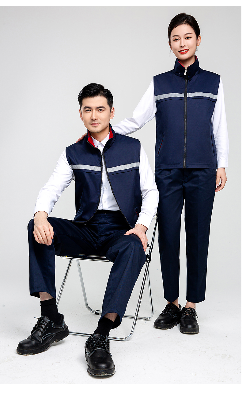 Soft and comfortable polyester-cotton thin vest H22-8902