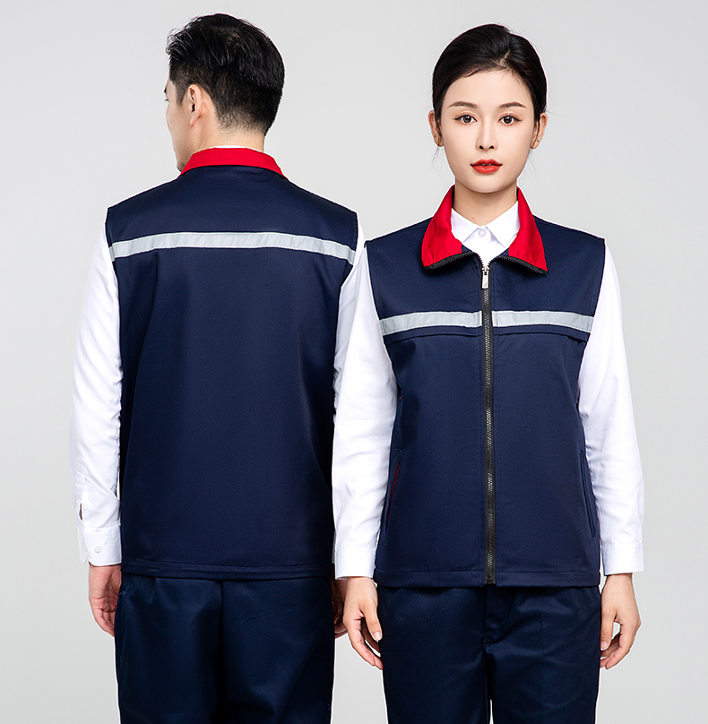 Soft and comfortable polyester-cotton thin vest H22-8902