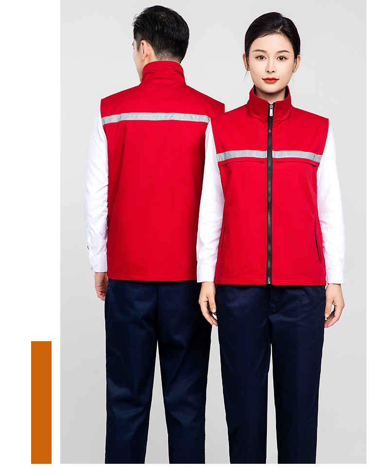 Soft and comfortable polyester-cotton thin vest H22-8902