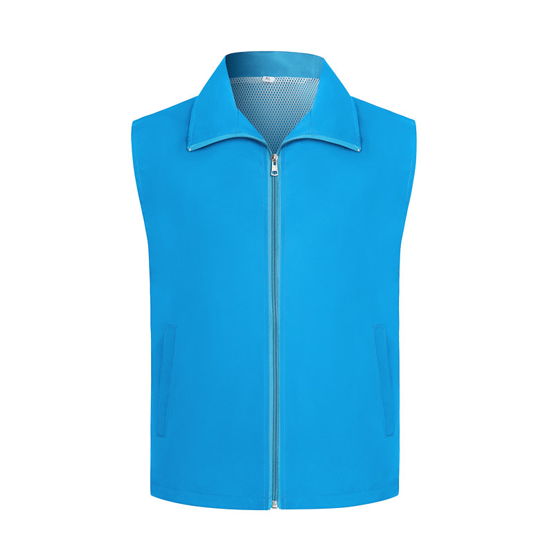 Adult solid color single layer mesh vest GJ68-002