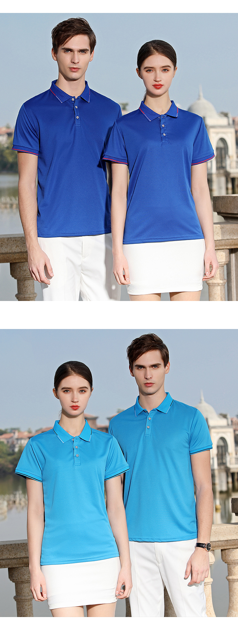 160g quick-drying lapel short-sleeved POLO shirt universal model YZ02-S100