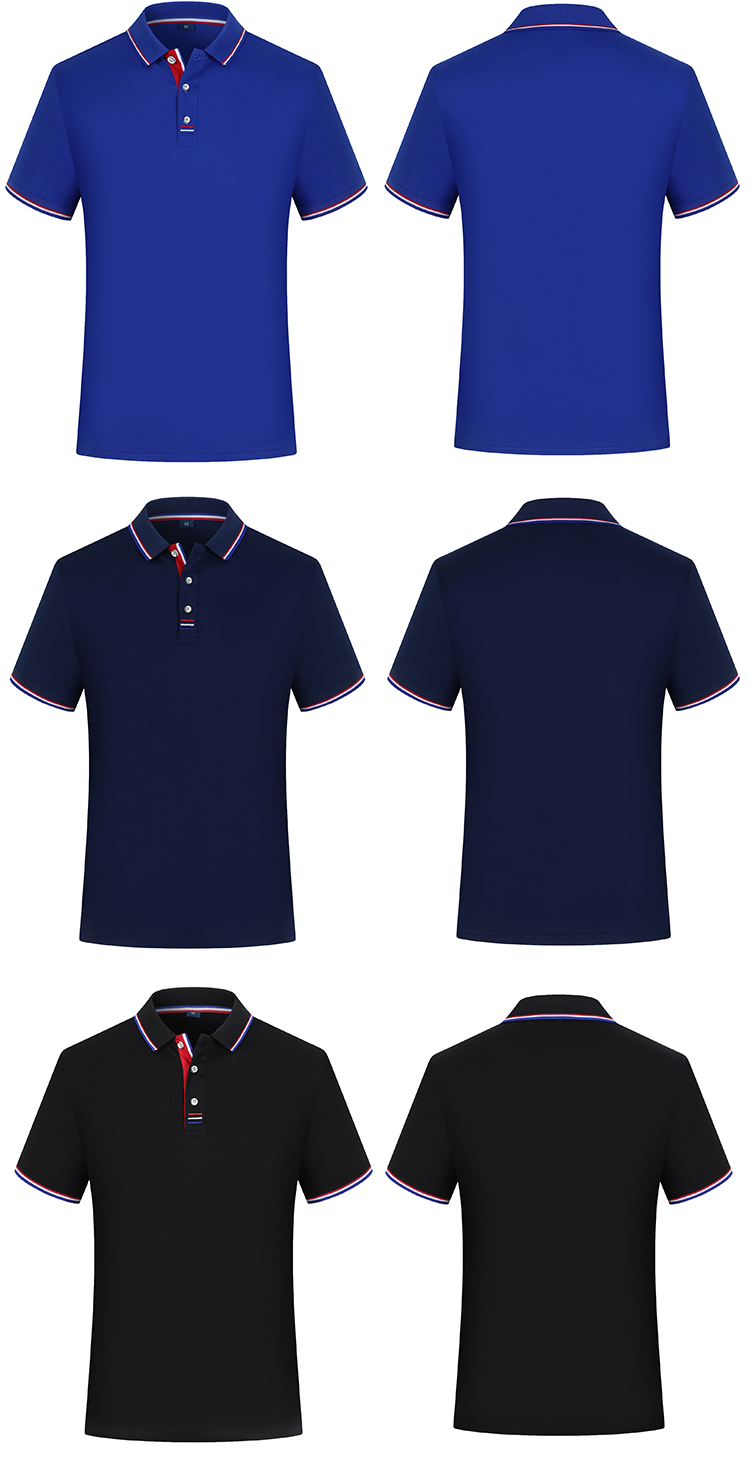 200g cupro lapel short-sleeved POLO shirt universal model YZ02-9908