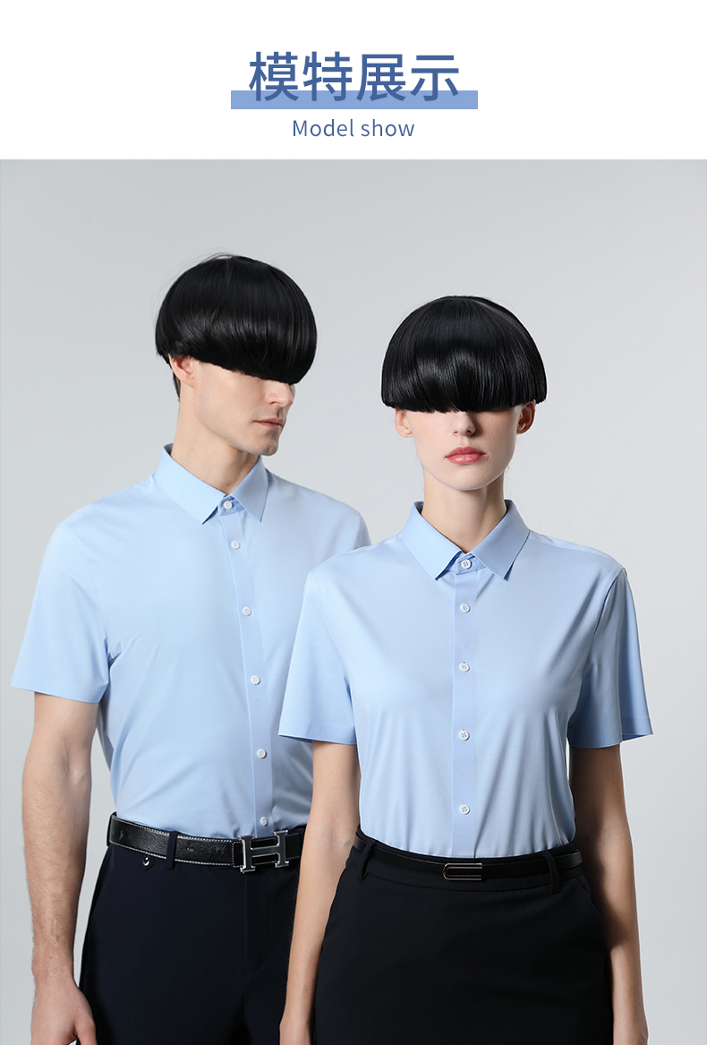 165g 100 high-end mercerized plain lapel short-sleeved POLO shirt universal GJ28-2219