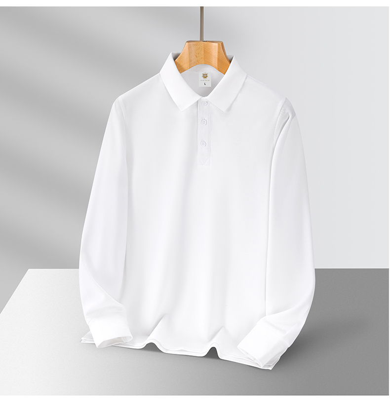 Classic business casual long-sleeved lapel POLO shirt GT3-9920 for adults