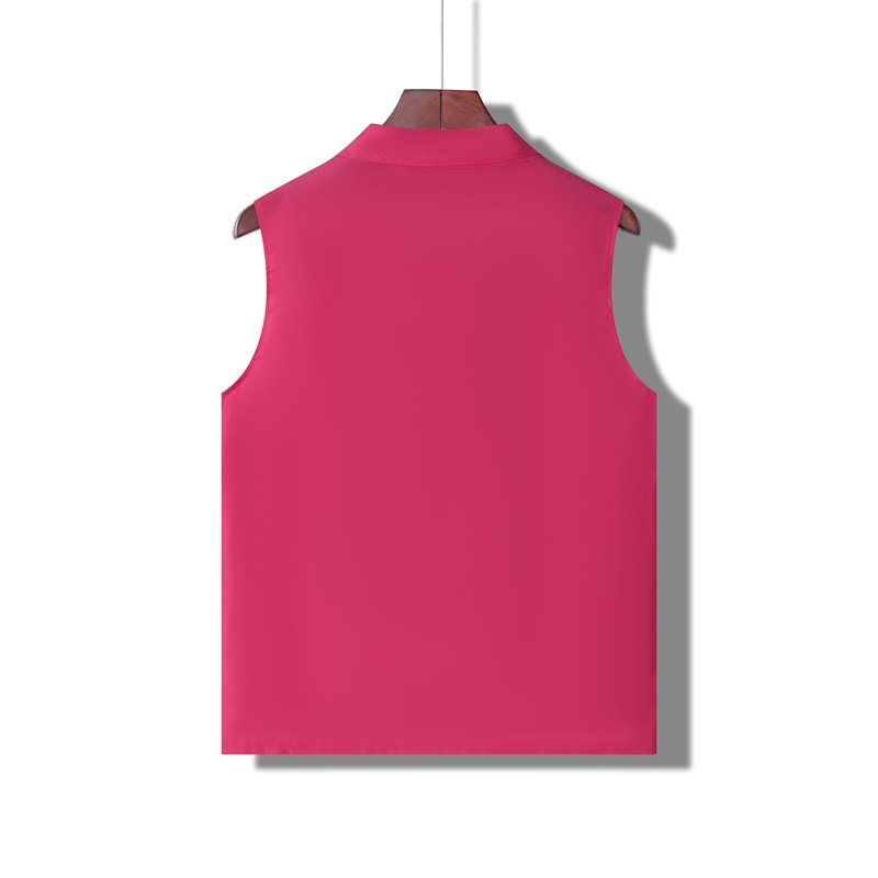 Adult solid color single layer mesh vest GJ68-002