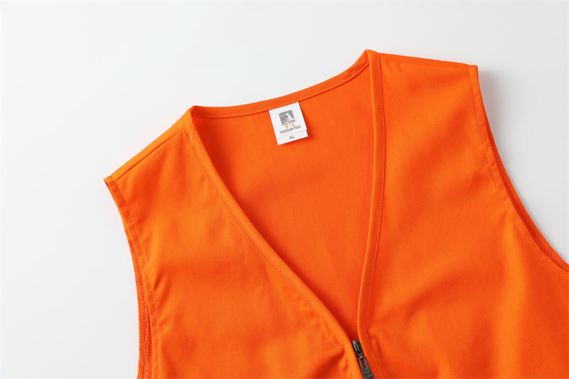 Solid color cotton V-neck vest GJ68-5002