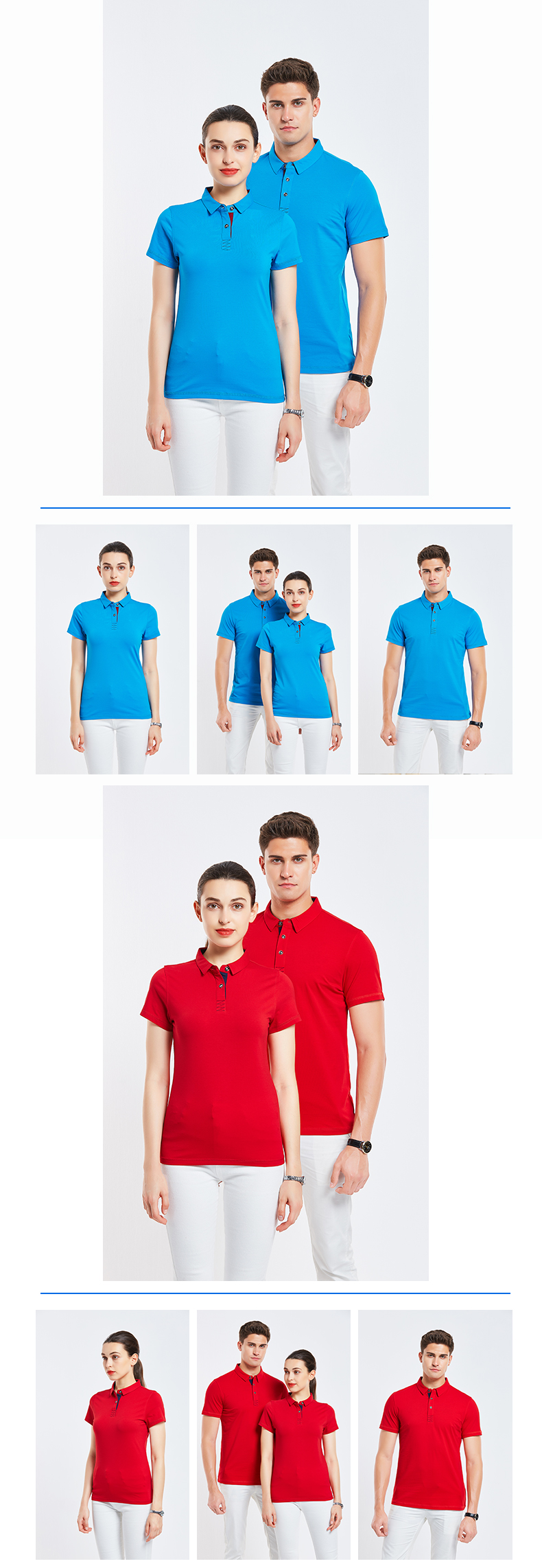 190g 40pcs golf lapel short sleeve POLO shirt men style H09-A001