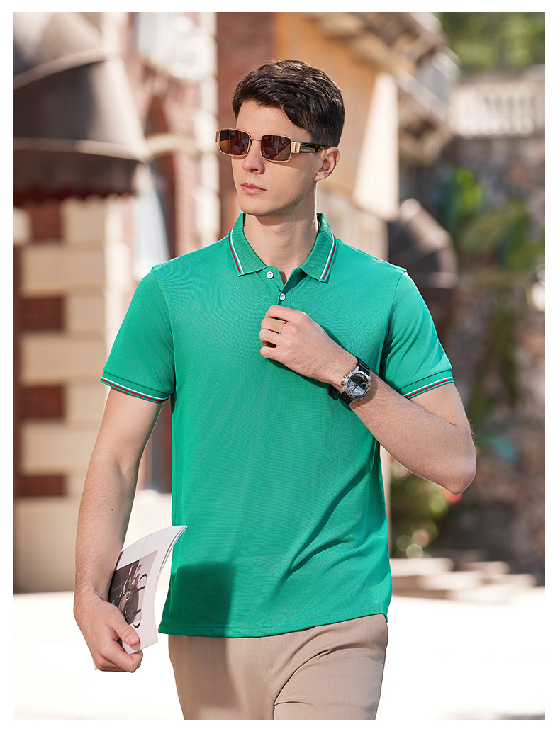 Lapel short-sleeved lapel POLO shirt H17-2301