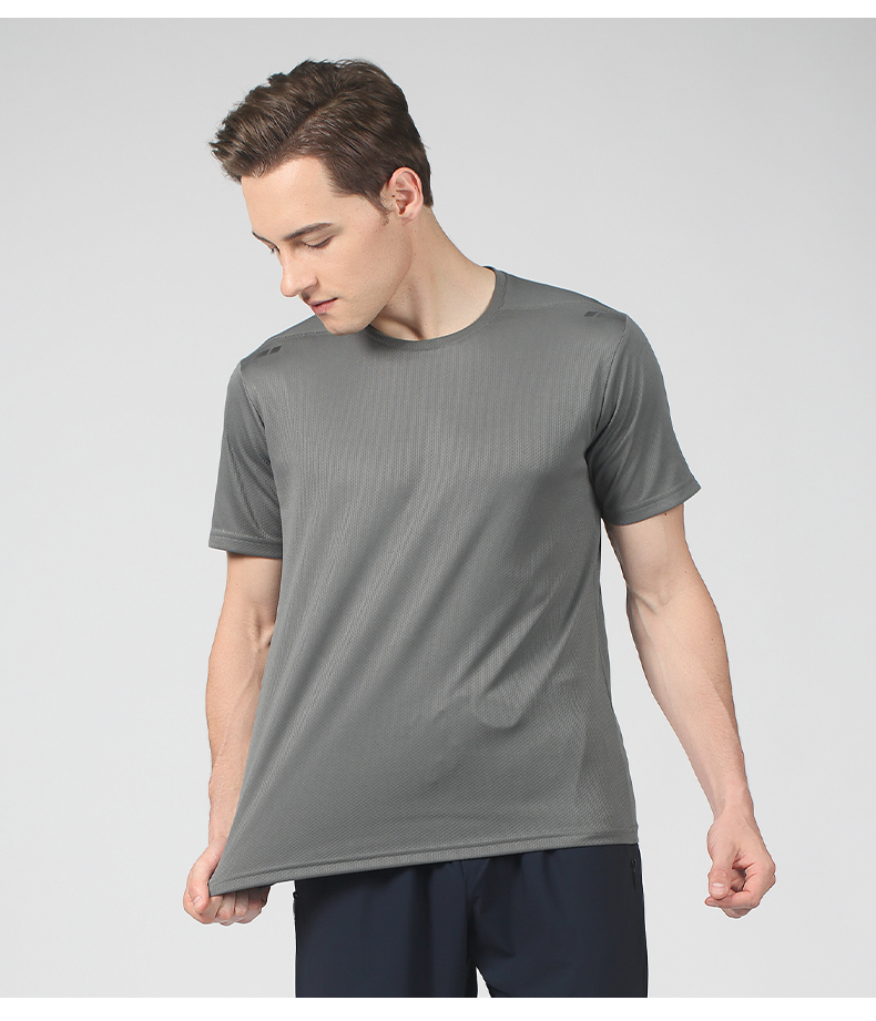 145g cool breathable sports fitness casual round neck short-sleeved T-shirt GB5-P121