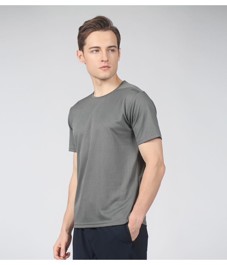 145g cool breathable sports fitness casual round neck short-sleeved T-shirt GB5-P121