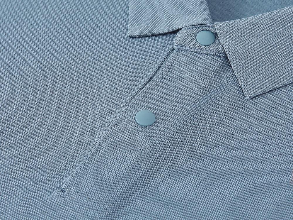 4-button lapel long-sleeved POLO shirt GJ32-52186