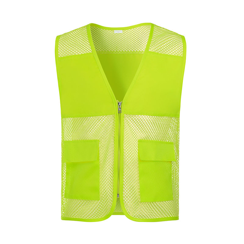 Children Fishnet Double Pocket Solid Color Vest GJ68-038