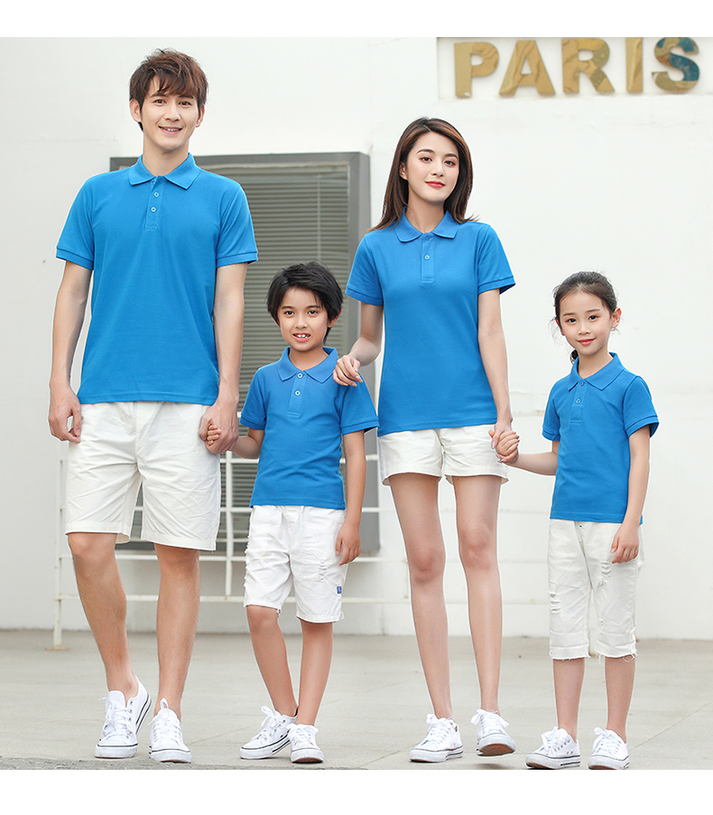 180g mini cotton lapel short-sleeved POLO shirt children clothing YZ02-Q2 children