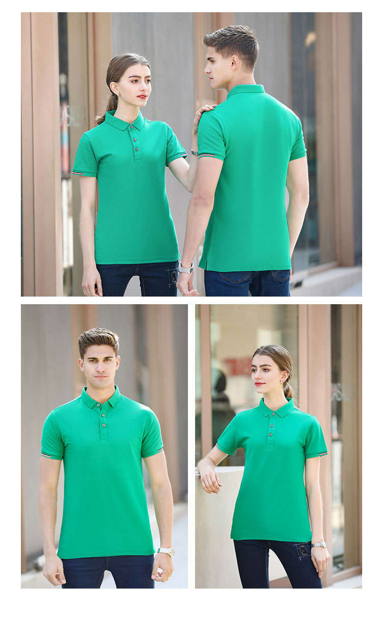 CVC Temperament Lapel Short Sleeve POLO Shirt SGQ-1903