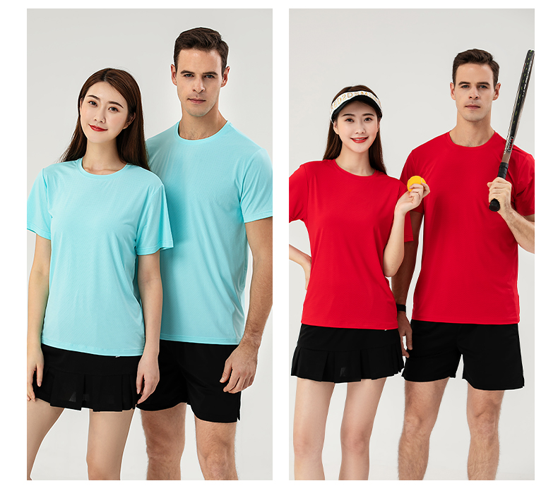 Quick-drying sports casual round neck short-sleeved T-shirt universal GJ29-8002