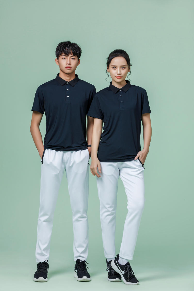 170g four-way stretch lapel short-sleeved POLO shirt universal GY7-R271