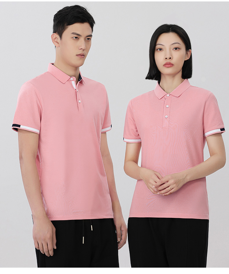 210g 40 count mercerized cotton lapel short sleeve POLO shirt universal GJ20-922