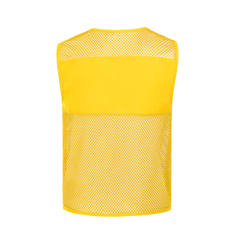 Children Fishnet Pocketless Solid Color Vest GJ68-037