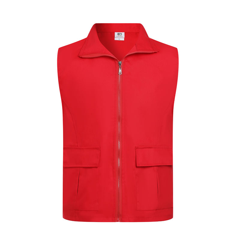 Cotton double pocket vest GJ68-5001