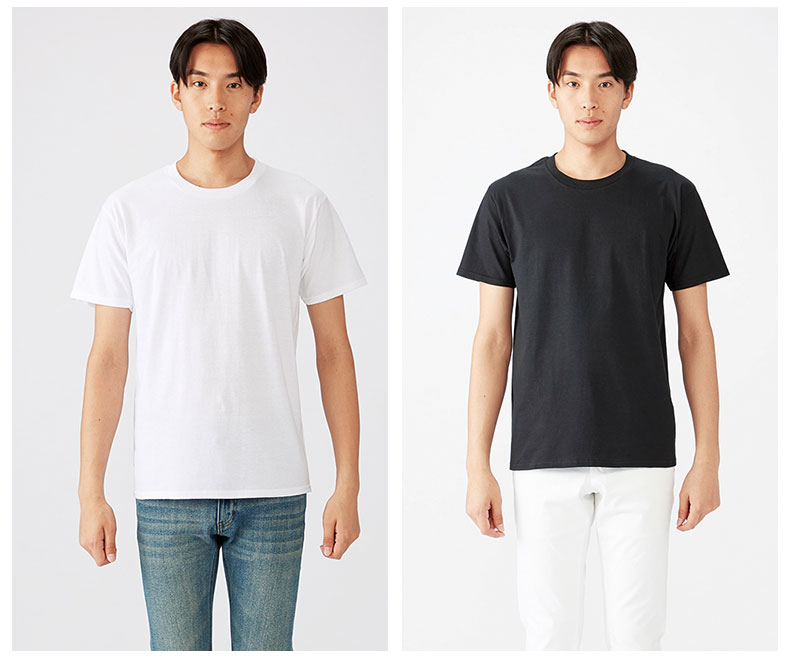 155g soft and comfortable round neck short sleeve T-shirt general style Z30-63000A