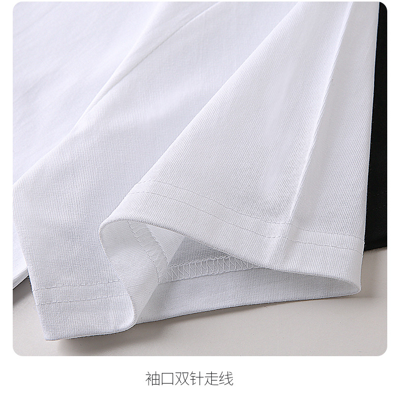 220g combed cotton round neck short sleeve T-shirt BC4-220g combed cotton