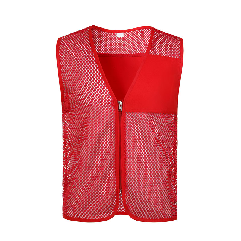 Children Fishnet Pocketless Solid Color Vest GJ68-037