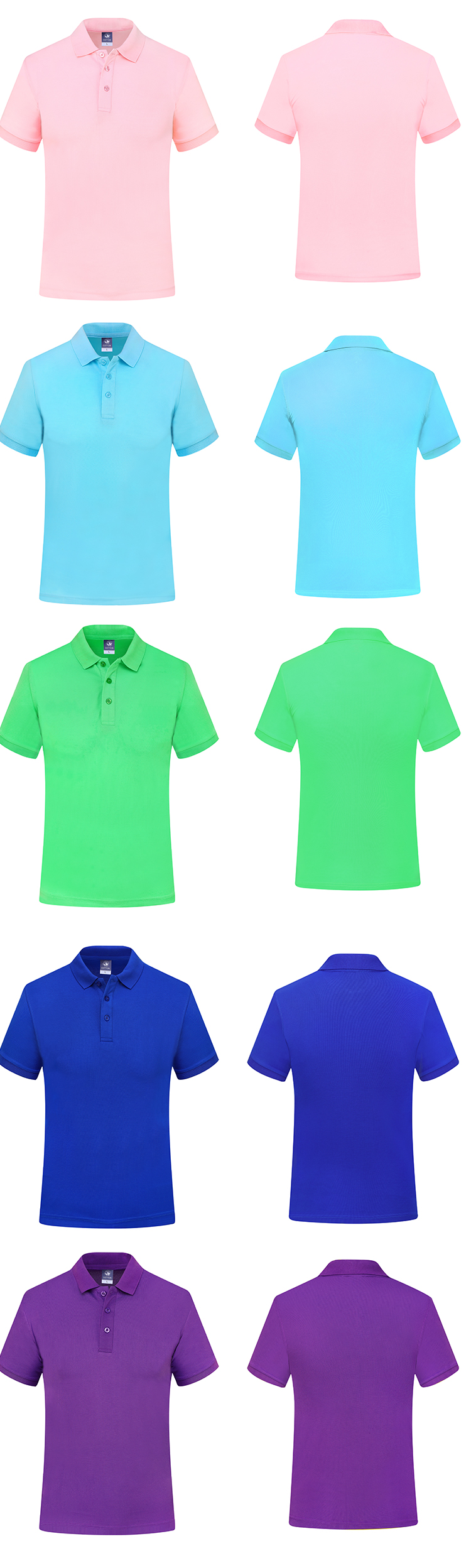 240g duoduo cotton lapel short-sleeved POLO shirt universal style W01-A9