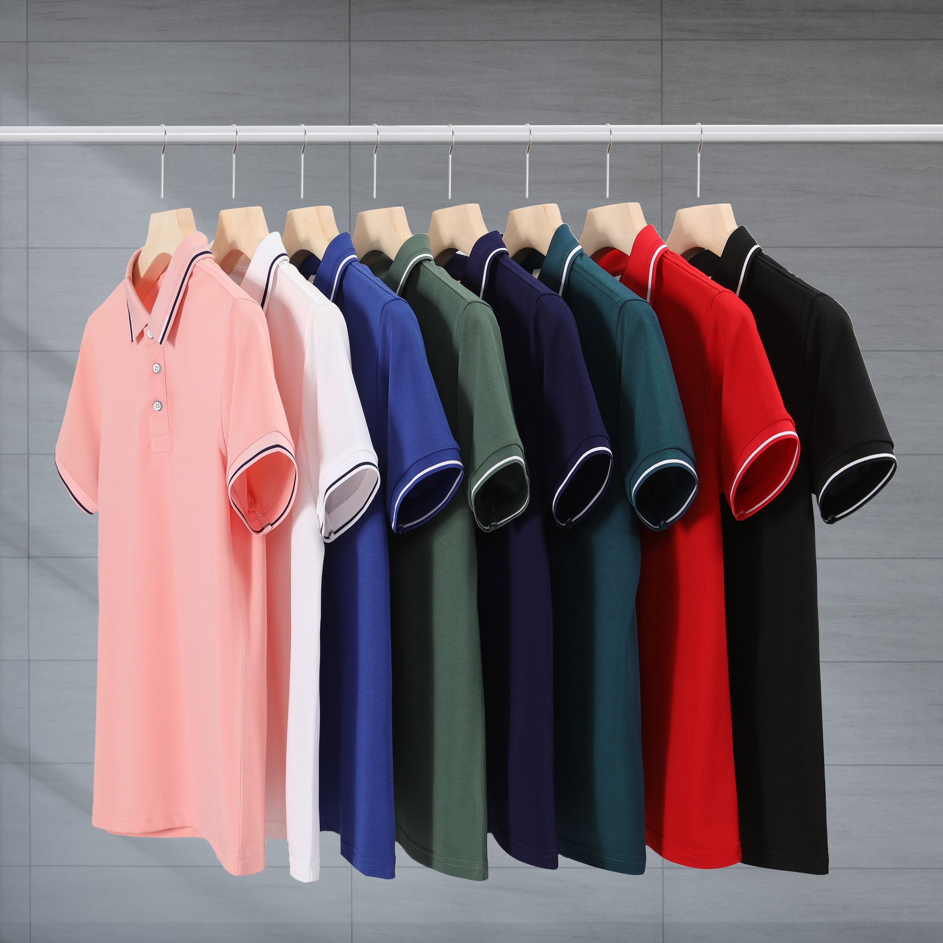 180g business combed cotton lapel short-sleeved POLO shirt GJ12-928