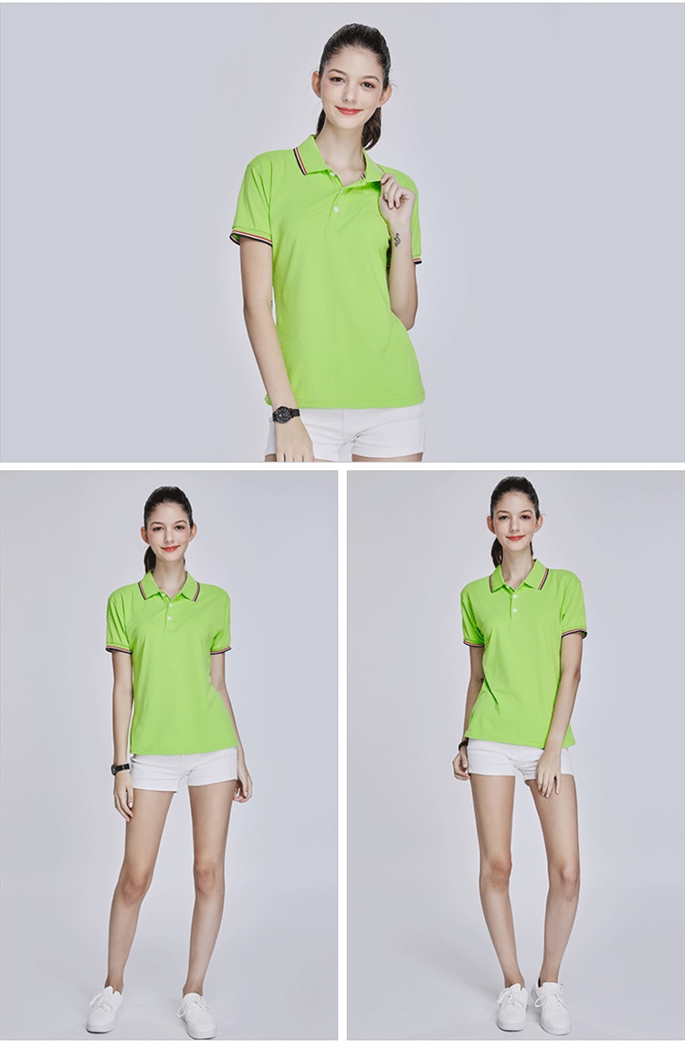 200g modal plain weave three-color lapel short-sleeved POLO shirt for men and women GT3-673