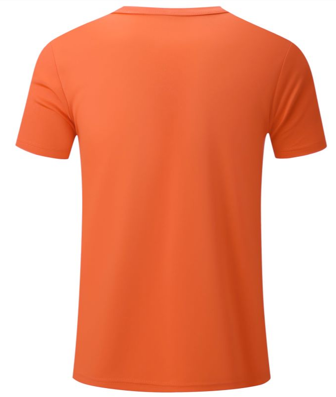 160g needle eye quick-drying round neck short-sleeved T-shirt universal E01-T1217