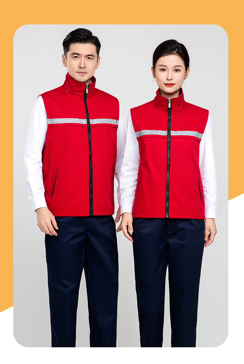 Soft and comfortable polyester-cotton thin vest H22-8902