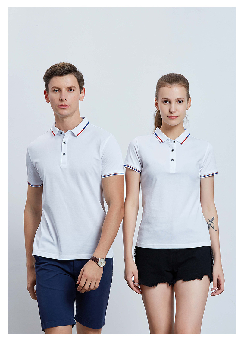 190g ceramic mulberry silk lapel short-sleeved POLO shirt universal GJ11-9911