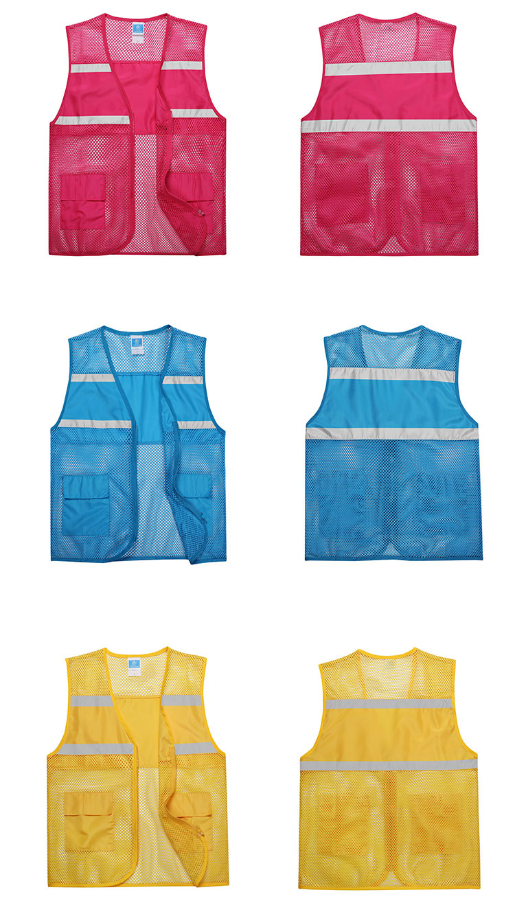 220g reflective mesh pocket vest GT3-114