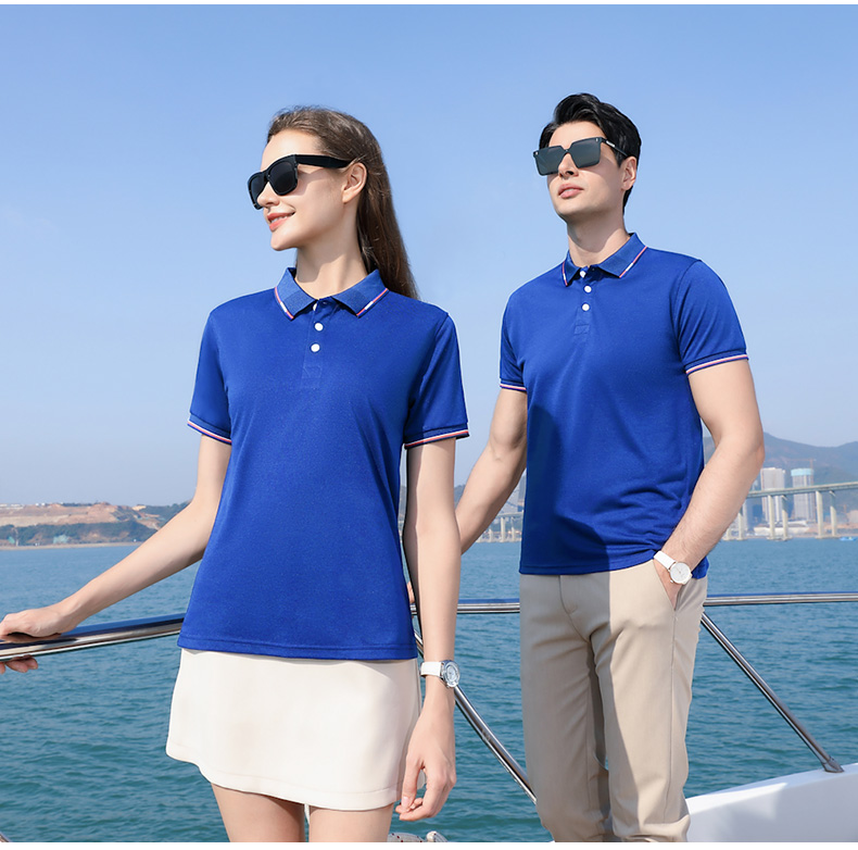 Long-staple cotton lapel short-sleeved POLO shirt universal GT3-227