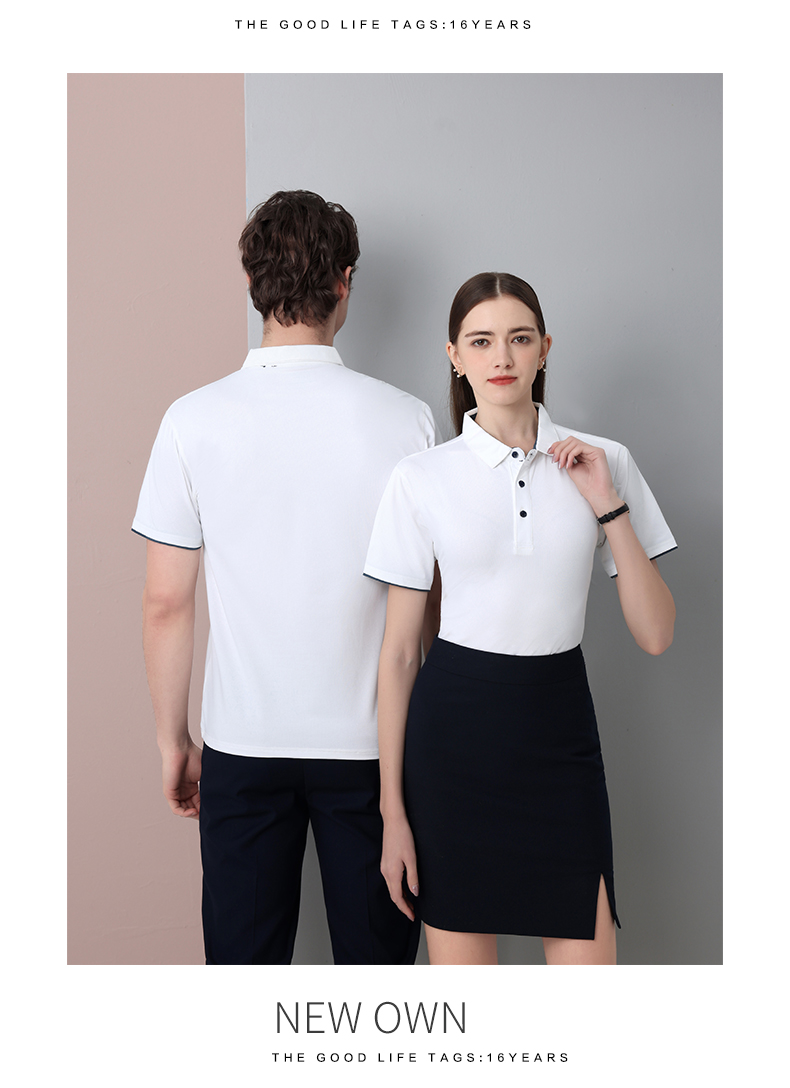 170g quick-drying ice silk lapel short-sleeved POLO shirt GT3-2888